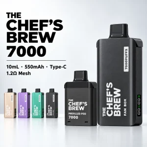 廚師佳釀 7000口 廚師佳釀 CHEF' BREW 7000口｜3ml 磁吸 Type-C 拋棄式電子煙